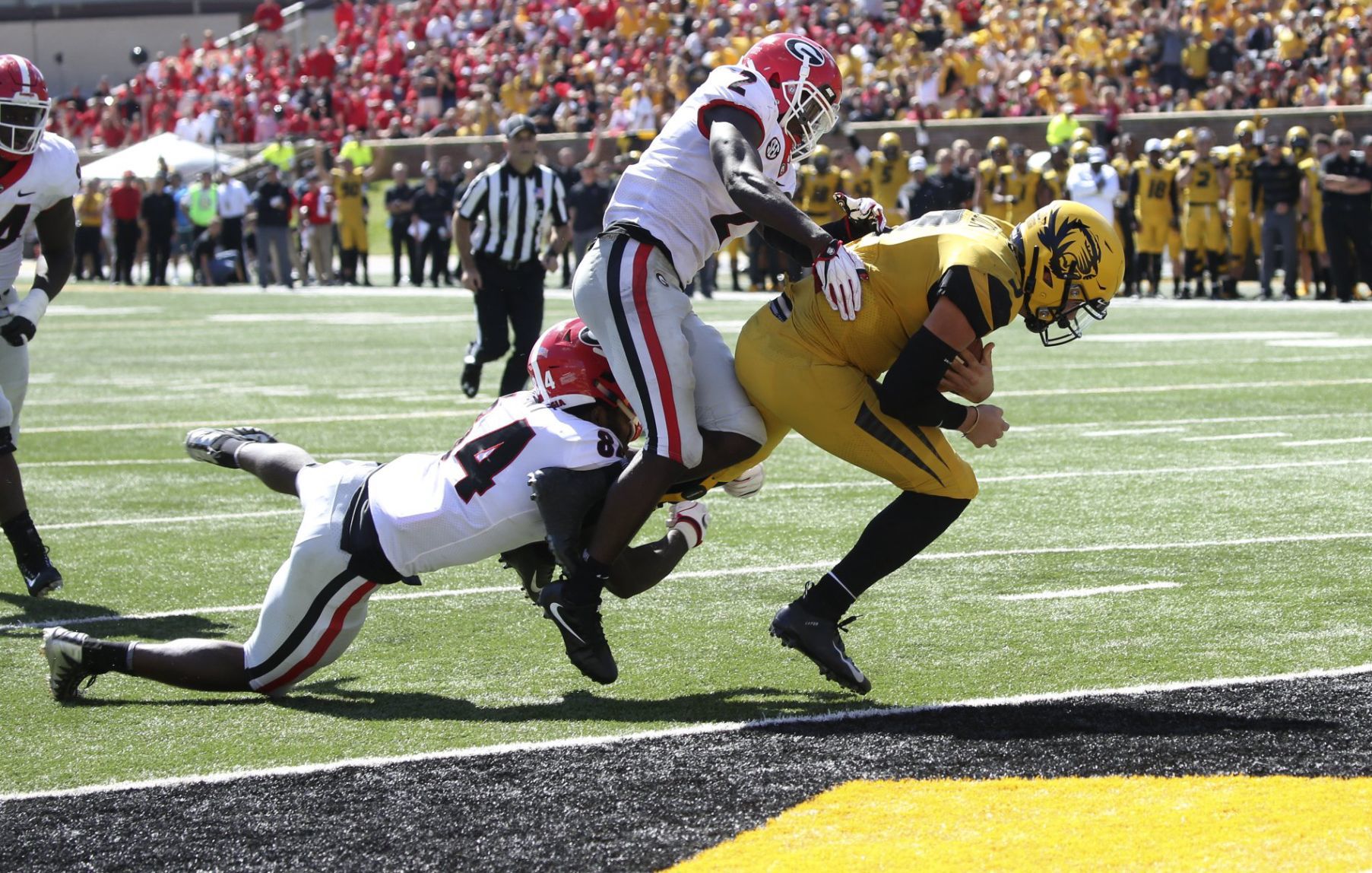 Missouri loses to No. 2 Georgia 43-29